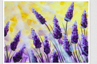 Paint Nite: Glowing Lavender